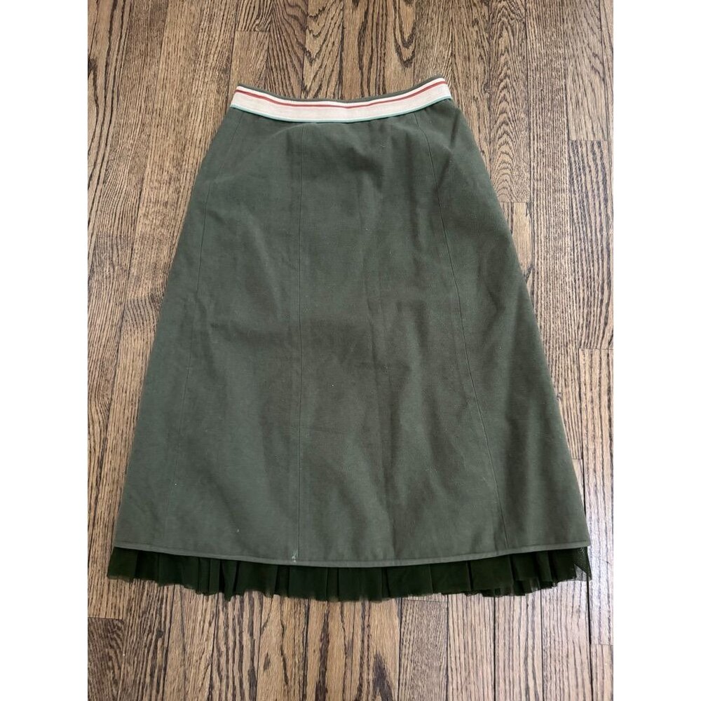 Anthropologie Sleeping on Snow Skirt Size 2